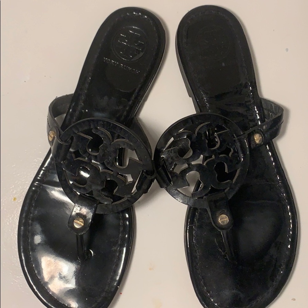 Used Tory Burch Black Sandals